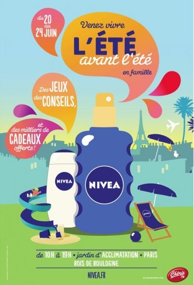 Animation Nivea : terrasse éphémère à Paris